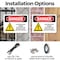 Signmission Electrocution Hazard Crane Danger Sign, Plastic, 10in W x 7in L, 2PK OS-2PACK-DS-P-710-L-1822 - alternate 2